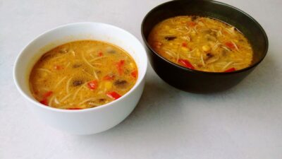 Przepis od dietetyk olsztyn zupa tajska z makaronem ryżowym i mleczkiem kokosowym. Poznaj przepis od dietetyk online na kuchnię azjatycką